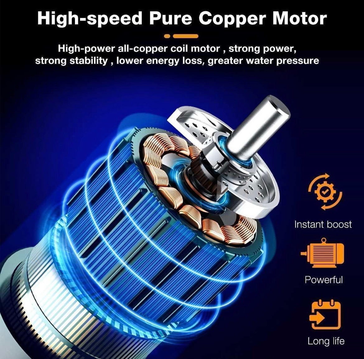 Portable wireless car pressure washer