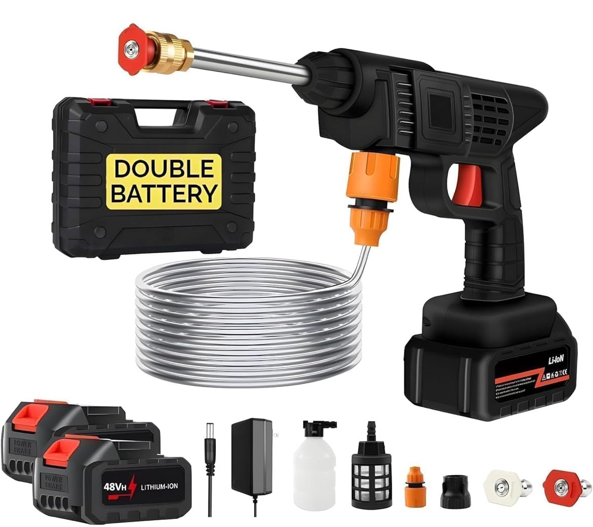 Portable wireless car pressure washer