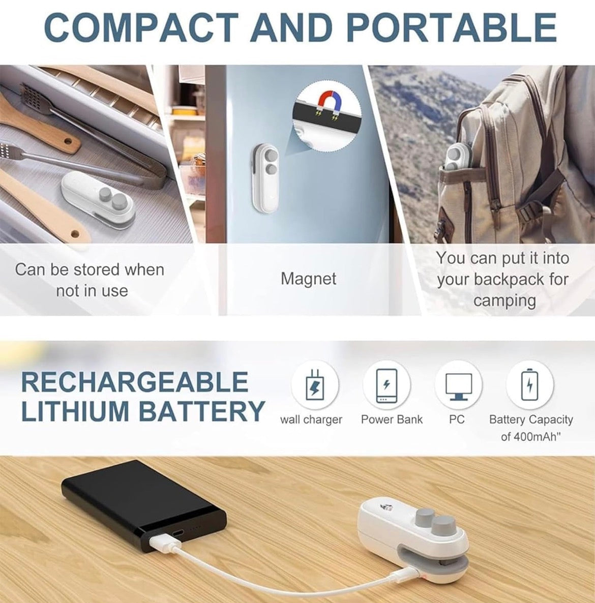 Portable sealing machine