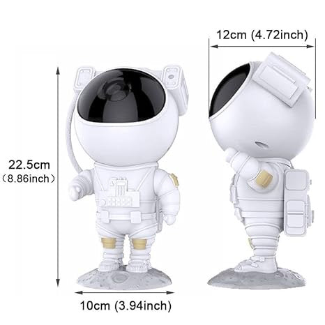 Astronaut Galaxy Projector with Remote Control – 360° Adjustable Timer Kids Astronaut Nebula Night Light