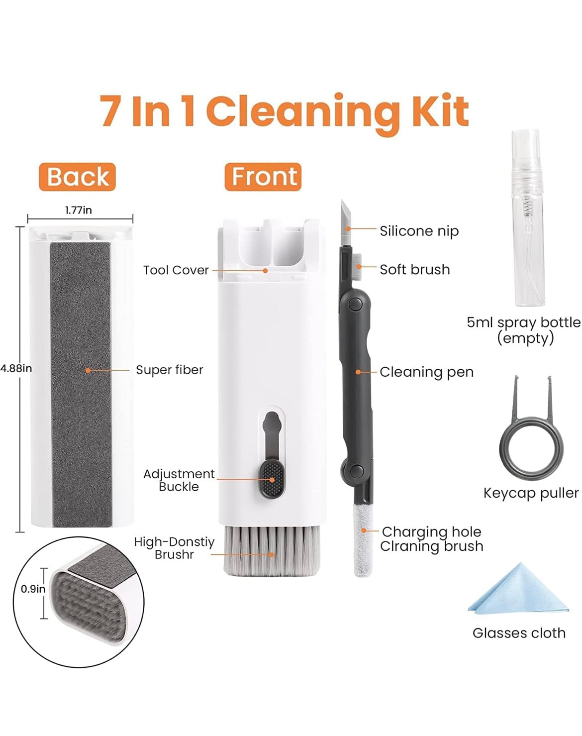 7 In 1 keyboard cleaning brush